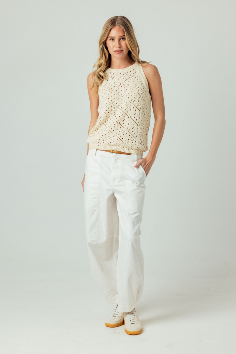 Light Gray Twill Sawyer Pants Pant