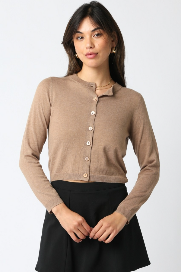 Light Gray Cider Nights Knit Sweater Sweater