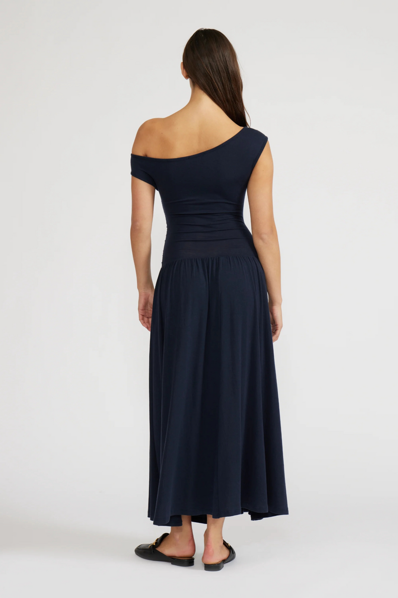 Black Larson Knit Dress Maxi Dress