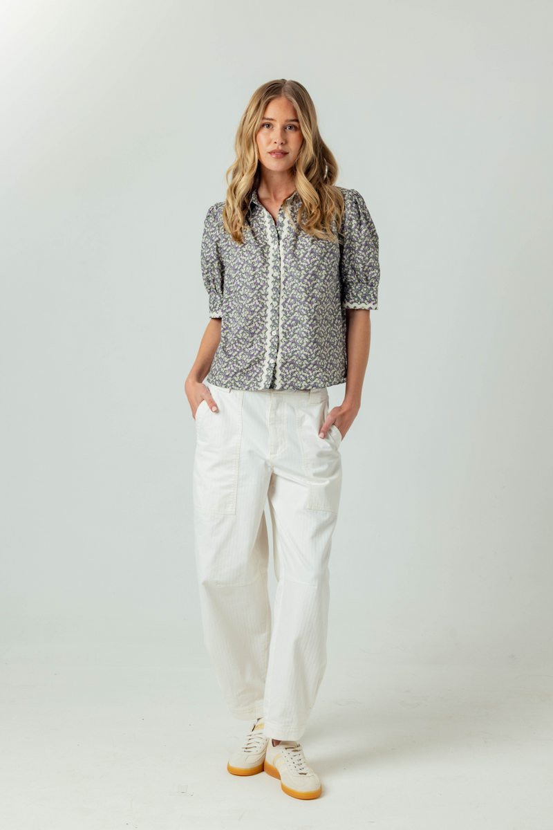 Light Gray Twill Sawyer Pants Pant