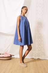 White Smoke Angela Striped Mini Dress Mini Dress