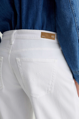 Lavender Adria Low-Rise Wide Leg | Gallery White Jeans