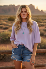 Antique White Gwen Oversized Sweater Top Top