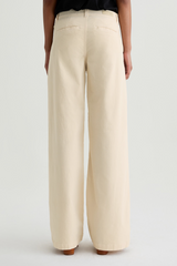 Light Gray Stella Corduroy Low Slung Palazzo | Opal Stone Pant