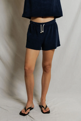Gray Summer Loop Terry Sweatshort Short