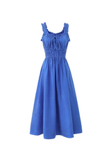 White Smoke Toto Ruched Midi Dress Midi Dress
