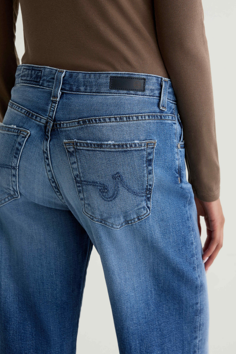 Dark Slate Gray Adria Low Rise Wide Leg | Headline Jeans