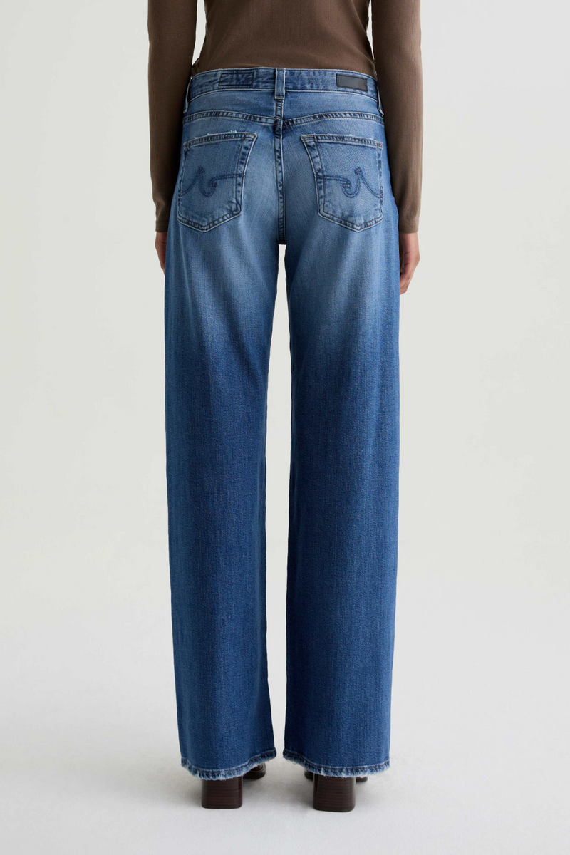 Light Gray Adria Low Rise Wide Leg | Headline Jeans