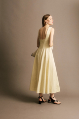Rosy Brown Victor Dress Midi Dress