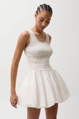 Lavender Ilona Bubble Hem Dress Mini Dress