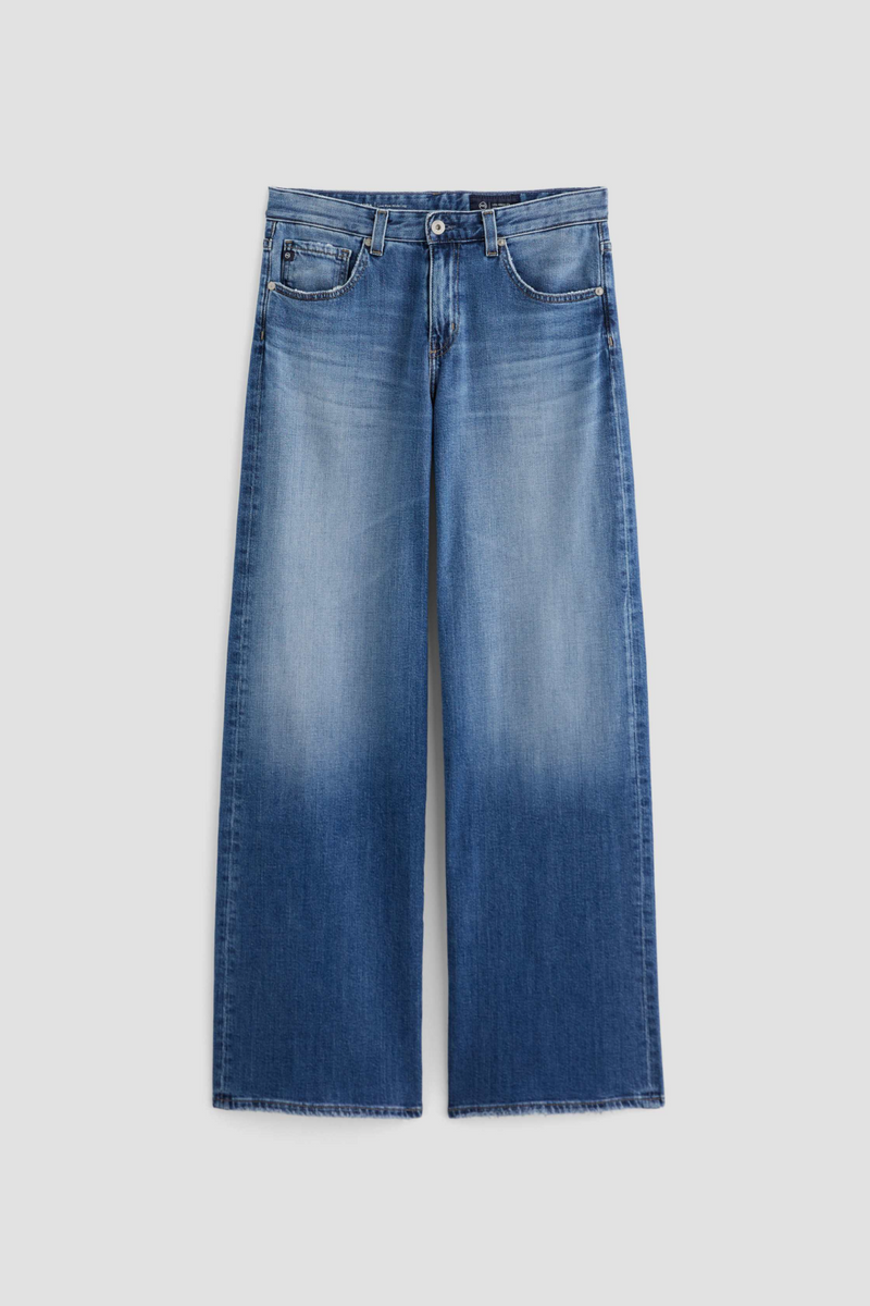 Light Gray Adria Low Rise Wide Leg | Headline Jeans