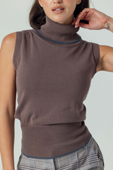Dim Gray Fleurine Sweater Top