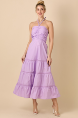 Tan Tied & True Maxi Dress Maxi Dress