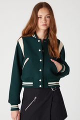 Antique White Smart Move Bomber Jacket