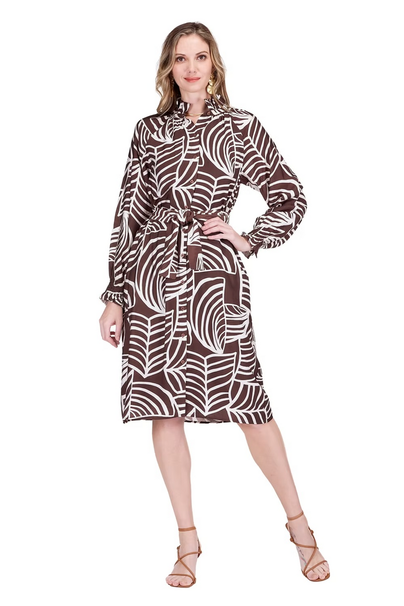 Light Gray Gathers Neck Midi Dress Midi Dress