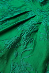 Sea Green Mariah | Jacquard Gown Formal Gown