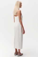 Lavender Cannon Linen Midi Dress Midi Dress