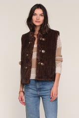 Dark Slate Gray Nancy Vest Vest