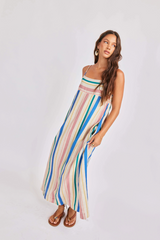 Light Gray Sail Away Dress Midi Dress