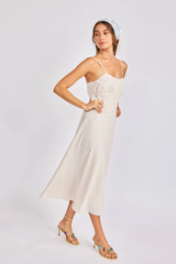 Light Gray Sandbar Tank Dress Midi Dress