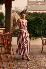 Black Kit Skirt in Ceramica Midi Skirt