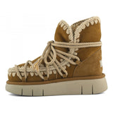 Dim Gray Bounce Scoubidou Lace Mou | Cognac Boots