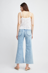 Lavender Alani Crochet Camisole Cami