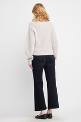 Lavender Sury Pullover Sweater Sweater
