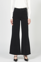 Dark Slate Gray Fiona Wide Leg Jean | Black Jeans