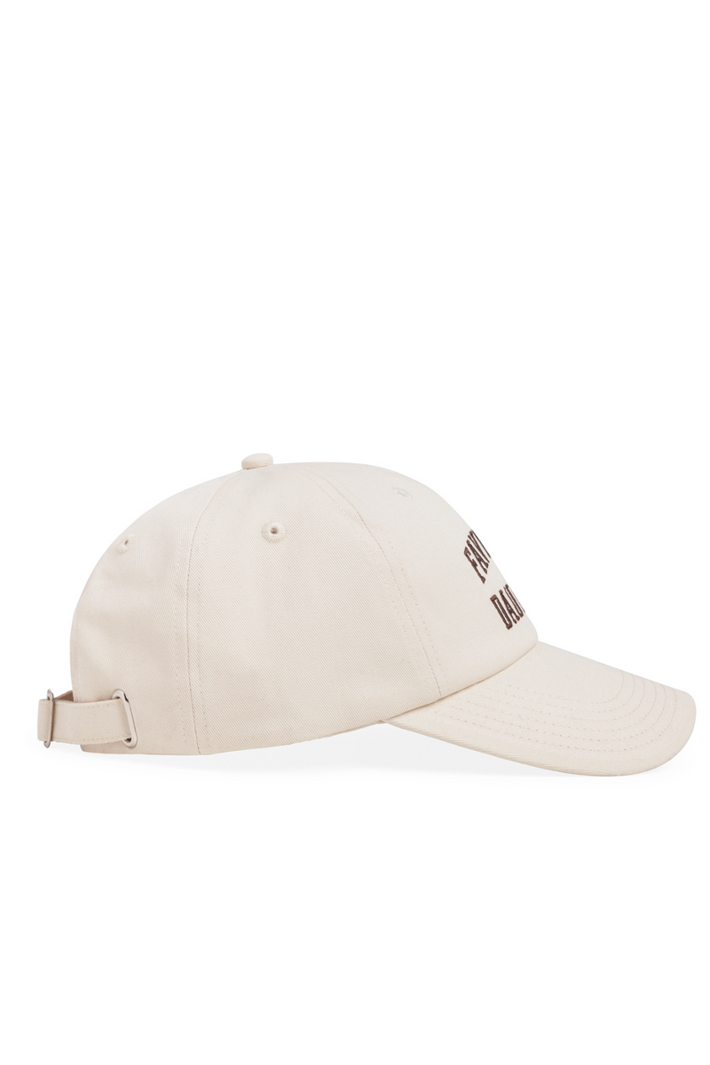 Light Gray All Caps Logo Baseball Cap Hat