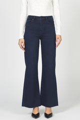 Dark Slate Gray Fiona High Rise Cut Off Jean | Ramsey Jeans