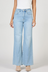 Light Gray Fiona Wide Leg Jean | Mirny Jeans
