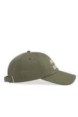 Dim Gray All Caps Logo Baseball Cap Hat