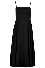 Black Selma Dress Midi Dress