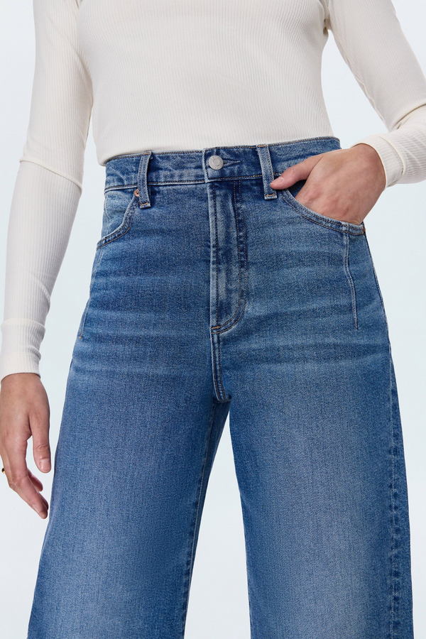 Light Gray Kyra High Rise Bowed Ankle | SOHO Jeans
