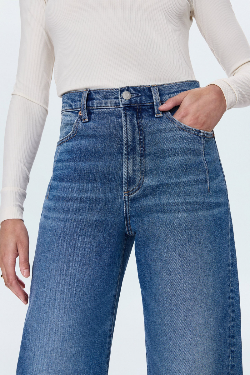 Light Gray Kyra High Rise Bowed Ankle | SOHO Jeans