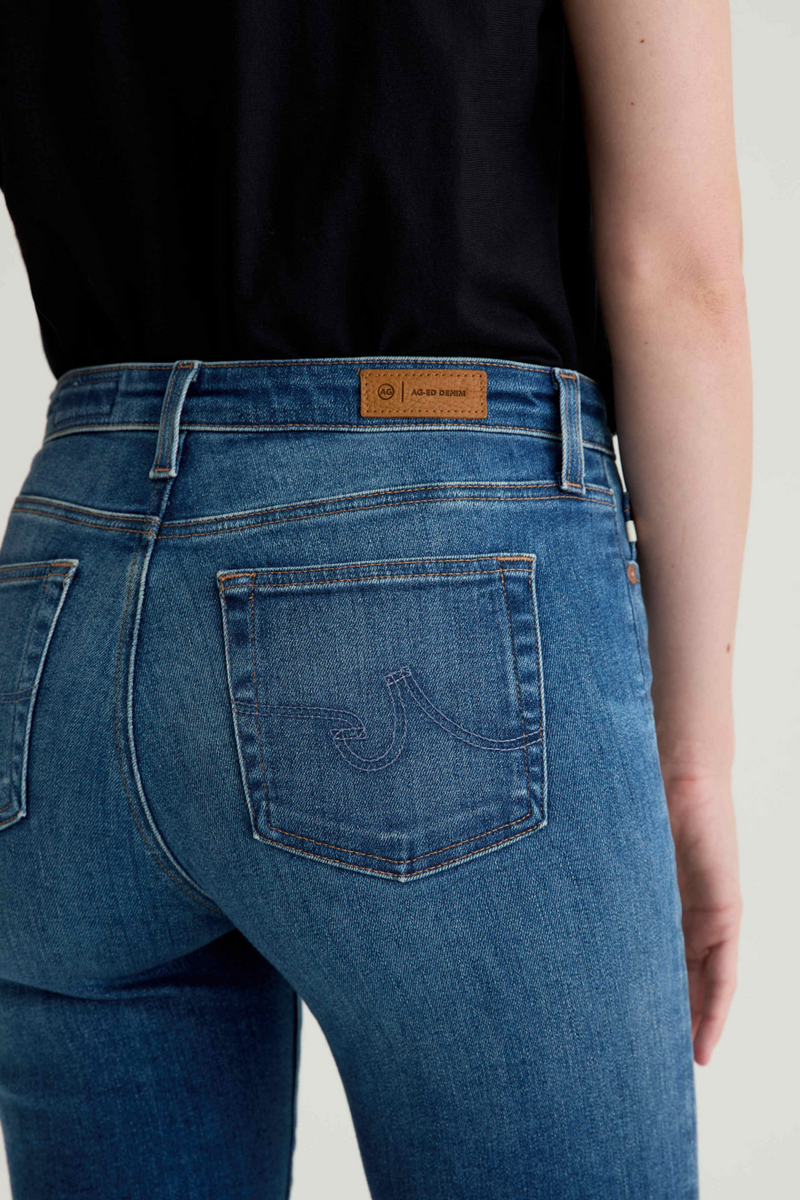 Dark Slate Gray Mari Mid Rise Straight | 12 Years Assumption Jeans