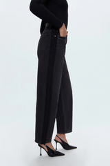 Black Wes High Rise Barrel Jean | Cinema Jeans