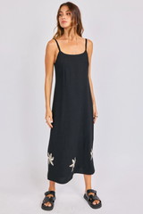Light Gray Neptune Embroidered Maxi Dress Maxi Dress