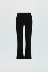 Black Lennon High Rise Crop Boot Jean | Noir Jeans