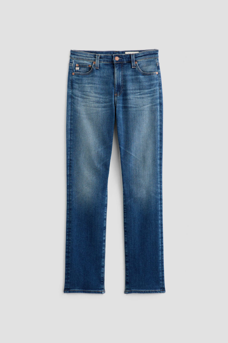 Light Gray Mari Mid Rise Straight | 12 Years Assumption Jeans