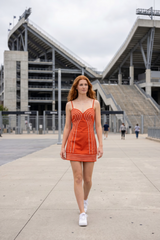 Light Gray The Rally Trim Mini Dress Mini Dress