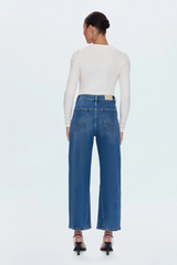 Lavender Kyra High Rise Bowed Ankle | SOHO Jeans