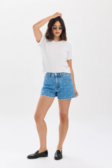 Lavender The Knockout High Rise Short | Full Circle Denim Shorts