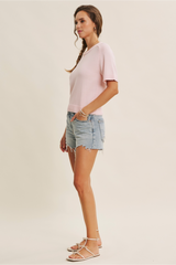 Light Gray Everyday Raglan Sweater Top Top