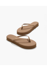 White Smoke Lily Platforms | Cocobutter Sandal