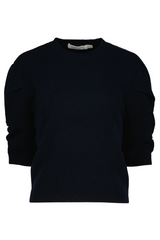 Stella Ruched Sleeve Sweater