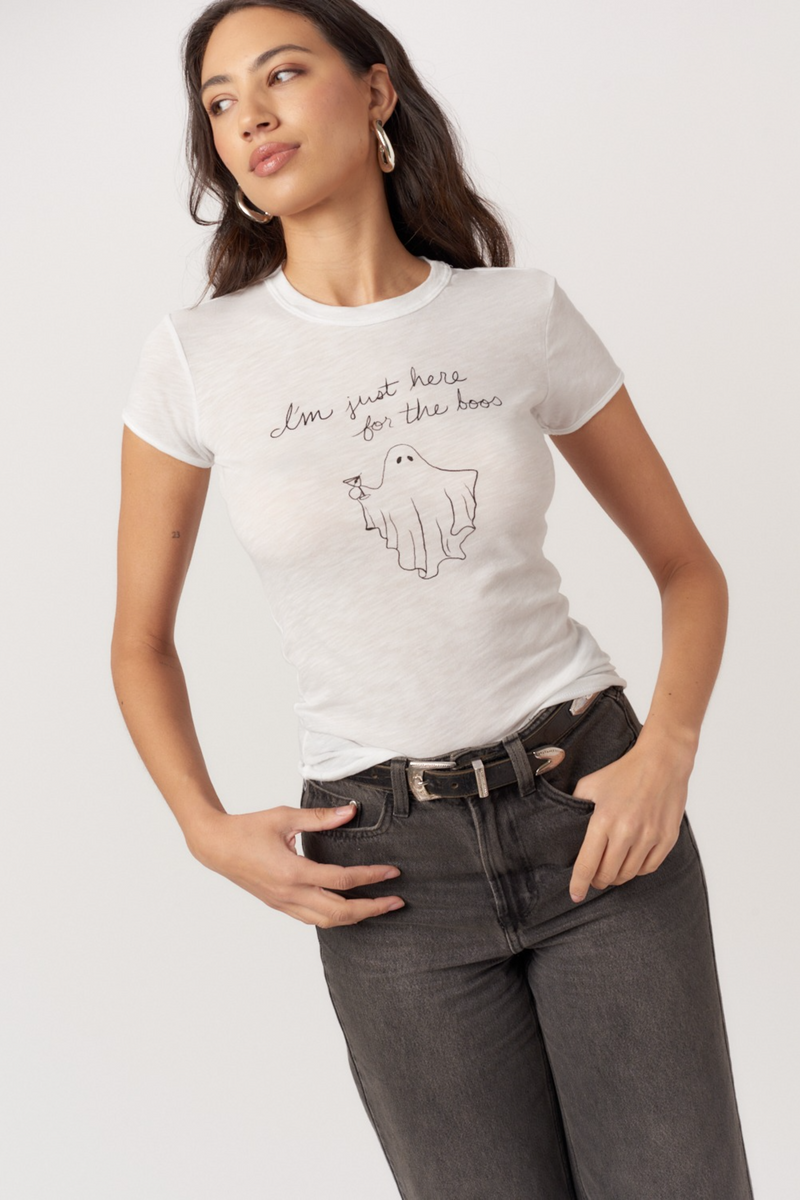 Dark Slate Gray Here For The Boos Tee Graphic Tee