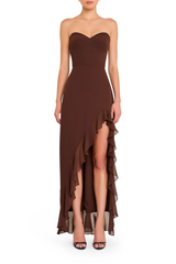 Tan Eden Gown Maxi Dress