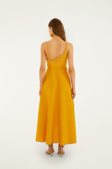 Dark Goldenrod Yellow Bananas Maxi Wrap Dress Maxi Dress